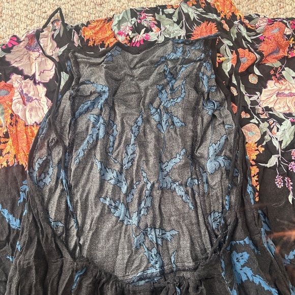 Free People Intimately floral print maxi dress womens size L - Picture 6 of 9